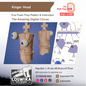 Kinger Head Helmet Prop Pattern Template – EVA Foam Pattern for Cosplay and DIY Builds Inspired by The Amazing Digital Circus