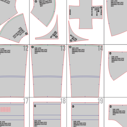 Kinger Head Helmet Prop Pattern Template – EVA Foam Pattern for Cosplay and DIY Builds Inspired by The Amazing Digital Circus