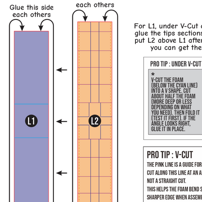 Kinich Bracelet Prop Pattern Template – EVA Foam Pattern for Cosplay and DIY Builds Inspired by Genshin Impact