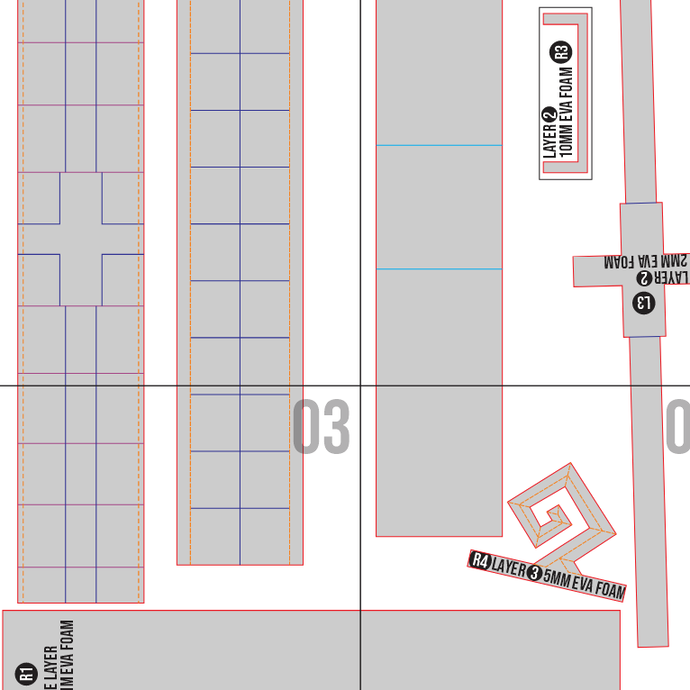 Kinich Bracelet Prop Pattern Template – EVA Foam Pattern for Cosplay and DIY Builds Inspired by Genshin Impact