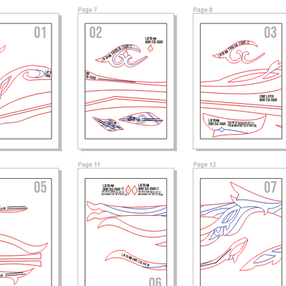 Light of Foliar Prop Pattern Template – EVA Foam Pattern for Cosplay & DIY Builds Inspired by Genshin Impact