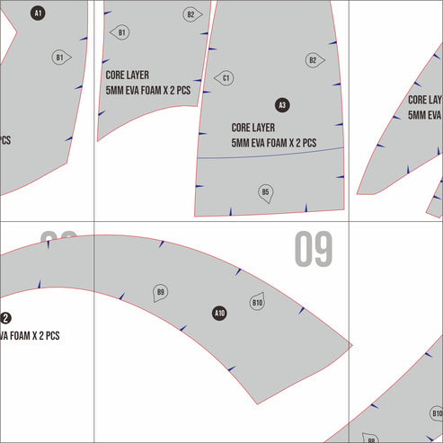Loki Helmet Prop Pattern Template – EVA Foam Pattern for Cosplay & DIY ...