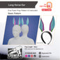 Long Horse Ears Prop Pattern Template – EVA Foam Pattern for Cosplay and DIY Builds Inspired by Animal Fantasy Style