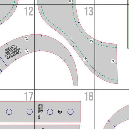 Luffy Elbaf Helmet Prop Pattern Template – EVA Foam Pattern for Cosplay and DIY Builds Inspired by One Piece Anime