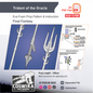 Lunafreya Trident (Trident of the Oracle) Prop Pattern Template – EVA Foam Pattern for Cosplay & DIY Builds Inspired by Final Fantasy XV