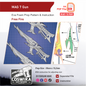 MAC7 Gun Prop Pattern Template – EVA Foam Pattern for Cosplay and DIY Builds Inspired by Free Fire