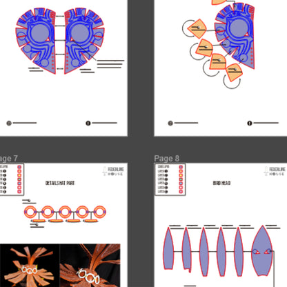 Majora Mask and Helmet Prop Pattern Template – EVA Foam Pattern for Cosplay & DIY Builds Inspired by The Legend of Zelda