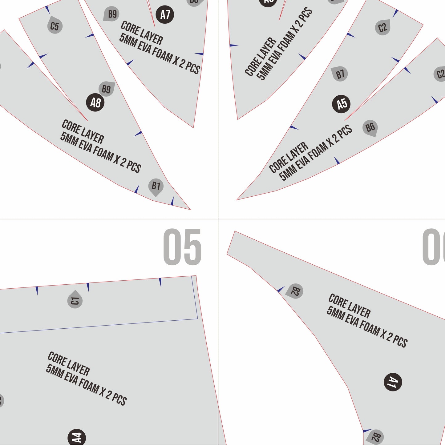 Mandalorian Beskar Full Armor Prop Pattern Template – EVA Foam Pattern for Cosplay and DIY Builds Inspired by Star Wars: The Mandalorian