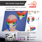 Mizi Mask Prop Pattern Template – EVA Foam Pattern for Cosplay and DIY Builds Inspired by Alien Stage: Zombie Stage