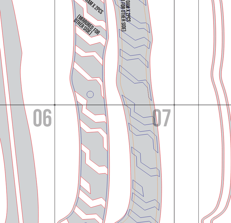 Mortal Edge Axe Prop Pattern Template – EVA Foam Pattern for Cosplay and DIY Builds Inspired by Resident Evil Requiem Game