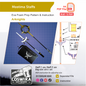 Mostima Dual Staff & Bag EVA Foam Pattern PDF – Arknights Inspired Cosplay Prop Template