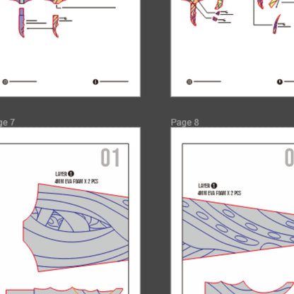 Nail Sword Prop Pattern Template – EVA Foam Pattern for Cosplay & DIY Builds Inspired by Hollow Knight