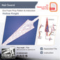 Nail Sword Prop Pattern Template – EVA Foam Pattern for Cosplay & DIY Builds Inspired by Hollow Knight