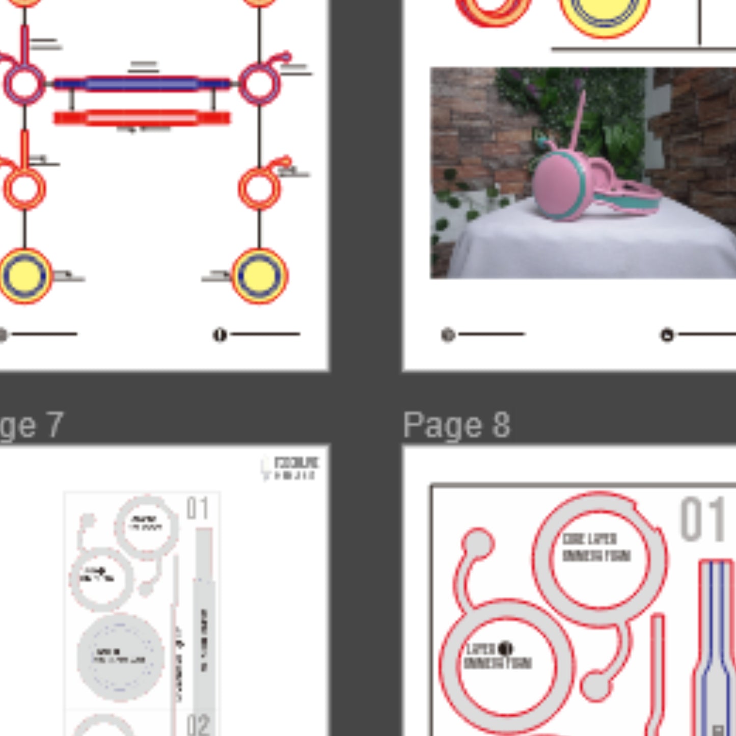 Nami Egghead Headphone Prop Pattern Template – EVA Foam Pattern for Cosplay and DIY Builds Inspired by One Piece