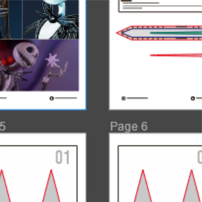 Nightmare Skeleton Basic Prop Pattern Template – EVA Foam Pattern for Cosplay & DIY Builds