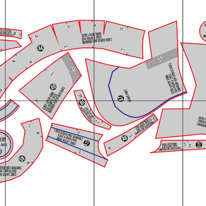 Optimus Prime Helmet Base Pattern Template – EVA Foam Pattern for Cosplay & DIY Builds