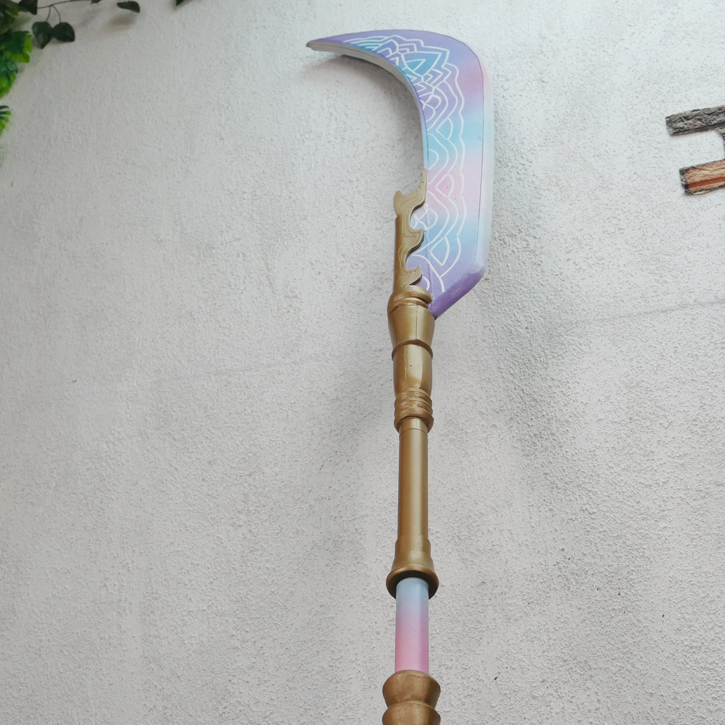 Prop Pattern: Mira Polearm from Kpop Demons Hunter Cosplay Template Blueprint PDF