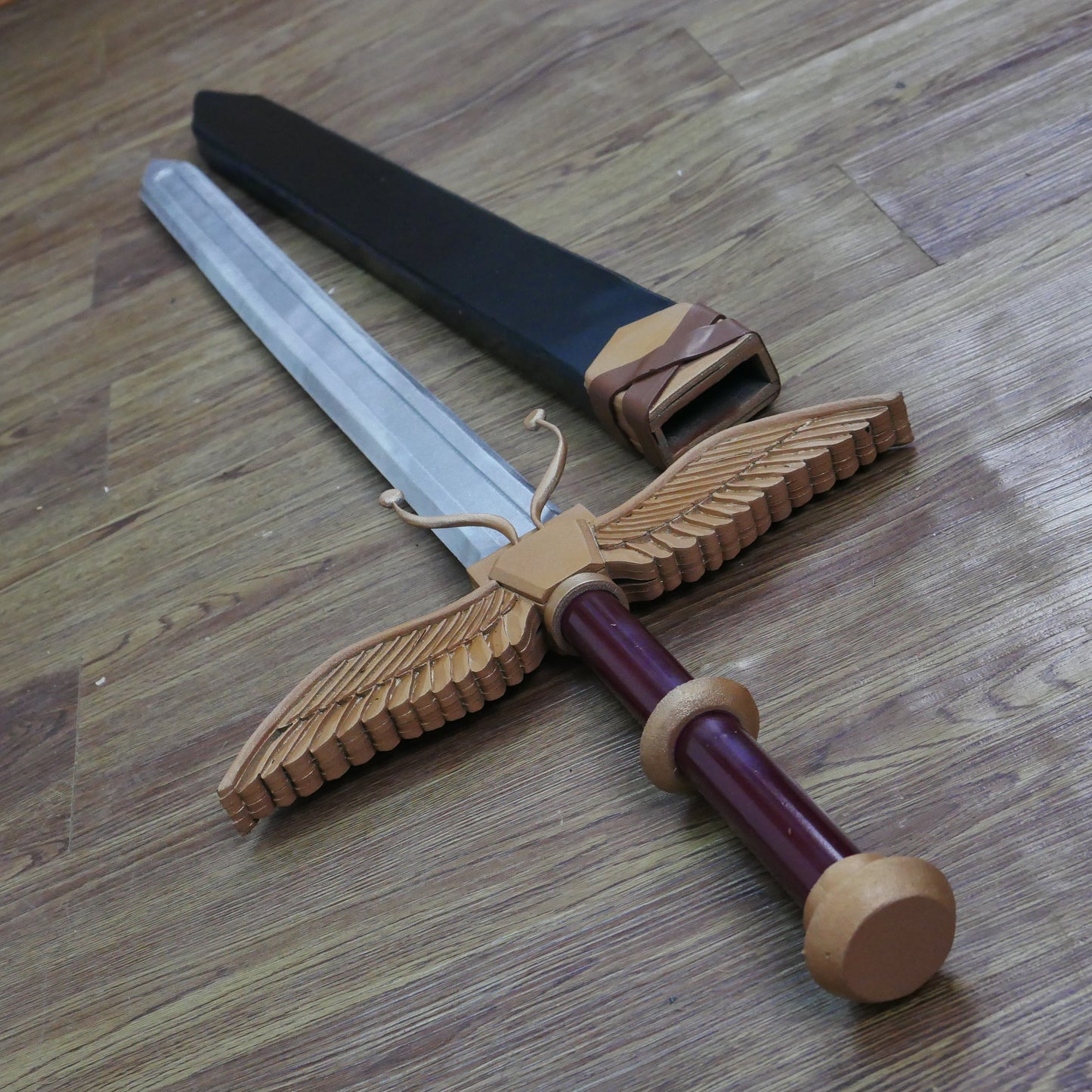 Prop Pattern: Laios Touden Sword from Dungeon Meshi Cosplay Template Blueprint PDF