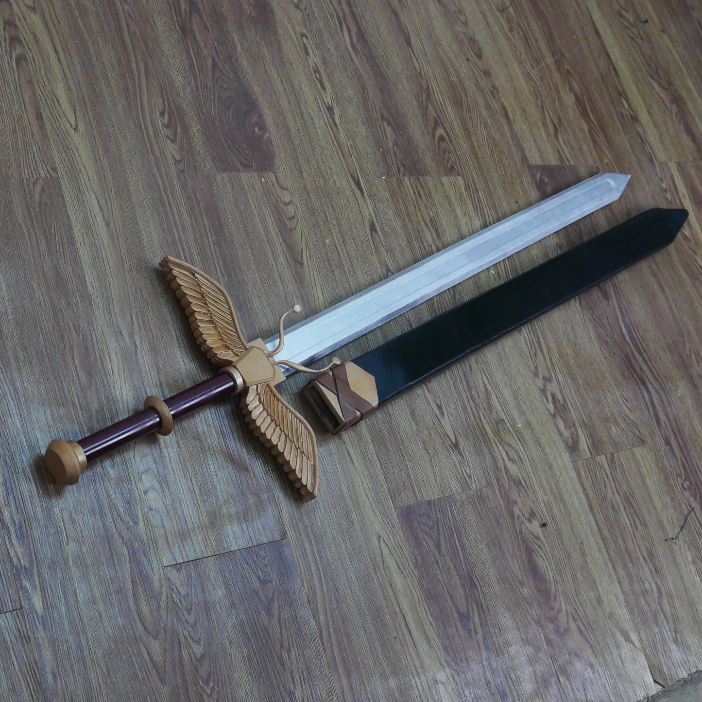 Prop Pattern: Laios Touden Sword from Dungeon Meshi Cosplay Template Blueprint PDF