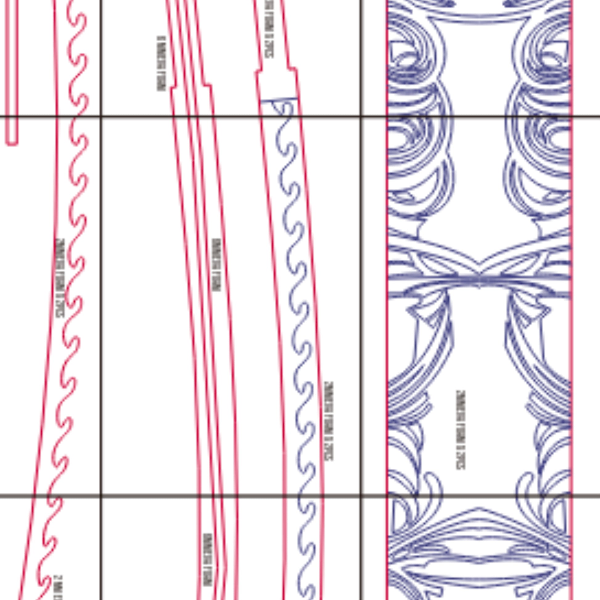 Pattern + Video on YouTube: Eskay Psylocke Vengeance Katana from Marvel Rivals Cosplay Template Blueprint PDF
