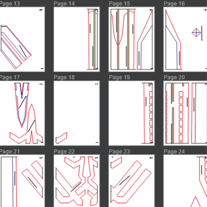 Pattern + Video on Youtube : Magik Sword from Marvel Rivals Cosplay Template Blueprint PDF 1