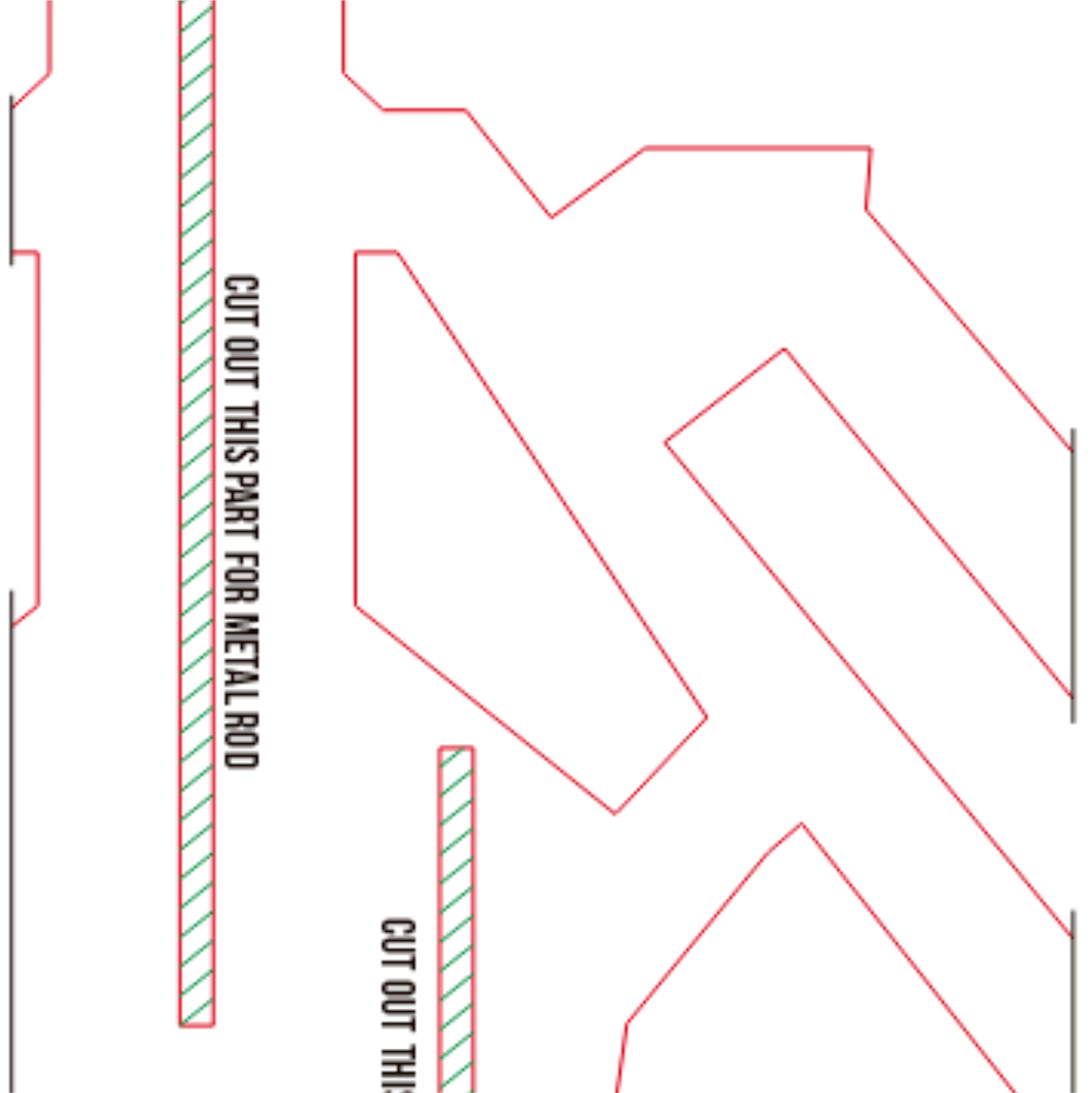 Pattern + Video on Youtube : Magik Sword from Marvel Rivals Cosplay Template Blueprint PDF 2