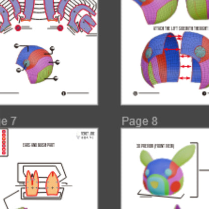 Pikachu Mascot Helmet Prop Pattern Template – EVA Foam Pattern for Cosplay and DIY Builds Inspired by Pokémon