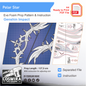 Polar Star Bow Prop Pattern Template – EVA Foam Pattern for Cosplay & DIY Builds Inspired by Genshin Impact