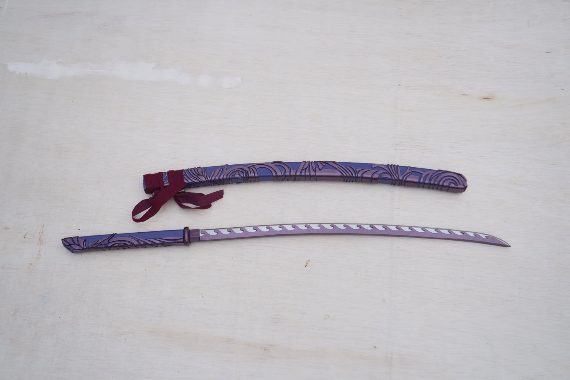 Prop Eskay Psylocke Vengeance Katana from Marvel Rivals Cosplay 