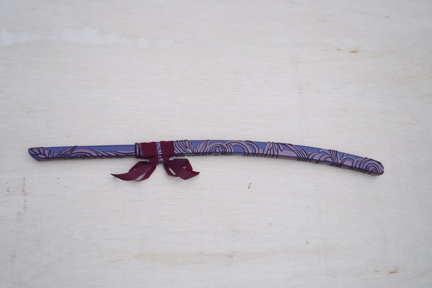 Pattern + Video on YouTube: Eskay Psylocke Vengeance Katana from Marvel Rivals Cosplay Template Blueprint PDF
