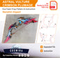 Prop Pattern: Astral Vulture’s Crimson Plumage Bow from Genshin Impact Cosplay Template Blueprint PDF