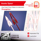 Prop Pattern: Asuka Spear from Evangelion Cosplay Template Blueprint PDF