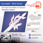 Prop Pattern: Azurelight Skirk Sword from Genshin Impact Cosplay Template Blueprint PDF