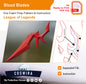 Prop Pattern: Blood Blades from League of Legends Cosplay Template Blueprint PDF