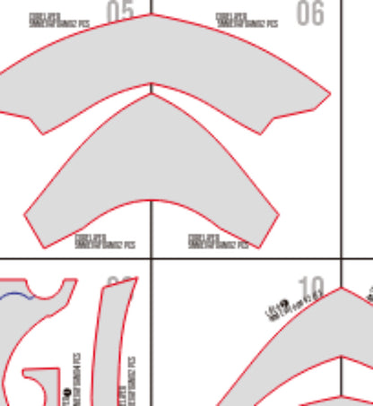 Prop Pattern: Caenis Armor from Fate Grand Order Cosplay Template Blueprint PDF