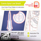 Prop Pattern: Caenis Spear and Shield from Fate Grand Order Cosplay Template Blueprint PDF