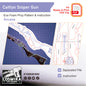 Prop Pattern: Caitlyn Sniper Gun from Arcane League of Legends Cosplay Template Blueprint PDF