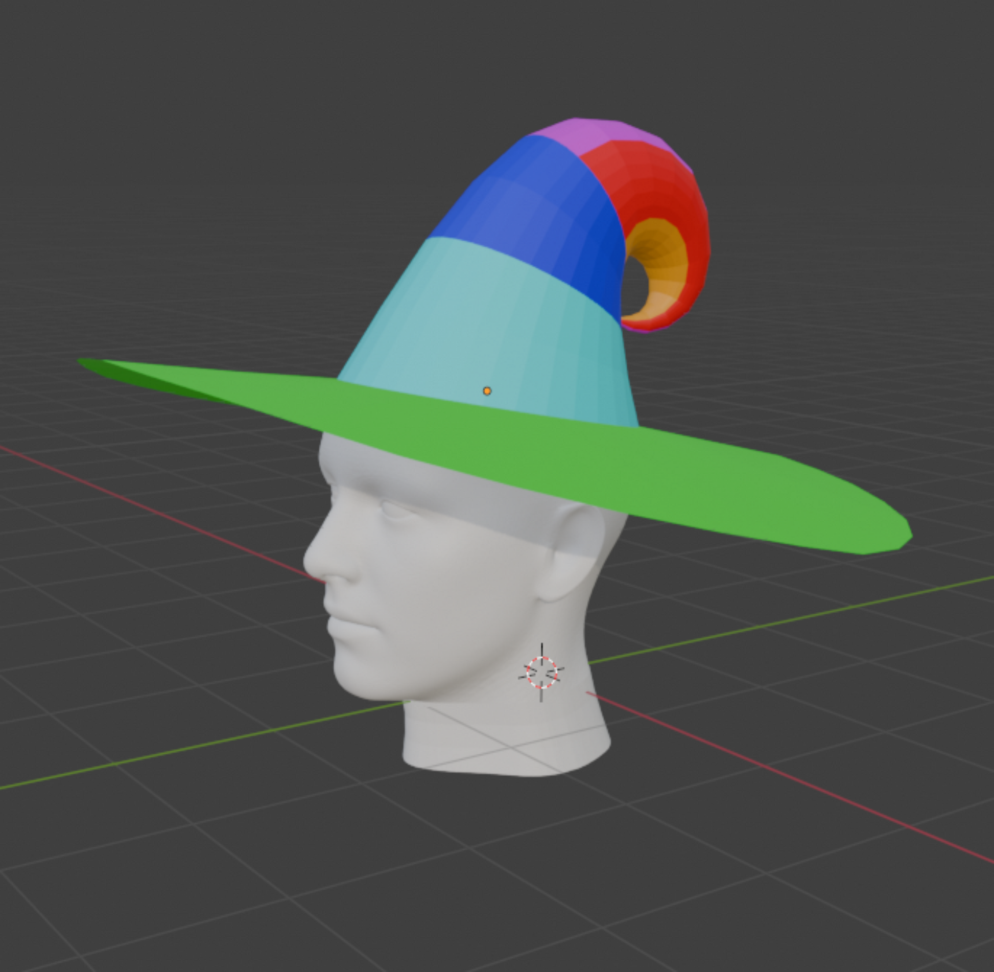 Prop Pattern: Curly Witch Hat Base Pattern Cosplay Template Blueprint PDF