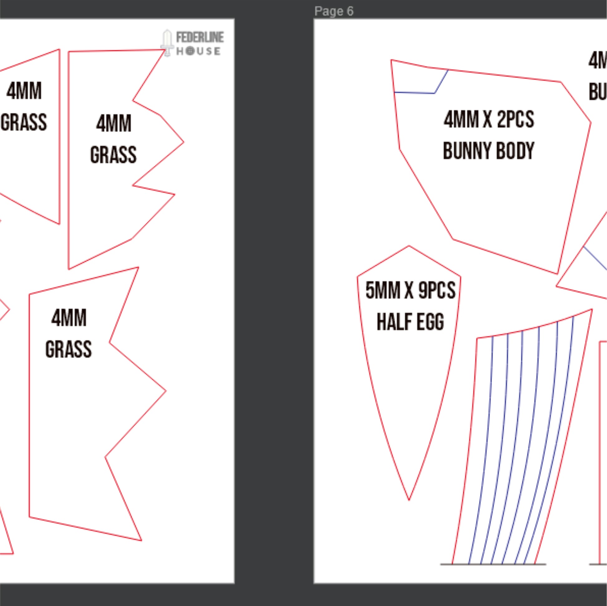 Prop Pattern: Diggie Staff Fairytaler Skin from Mobile Legends Cosplay Template Blueprint PDF
