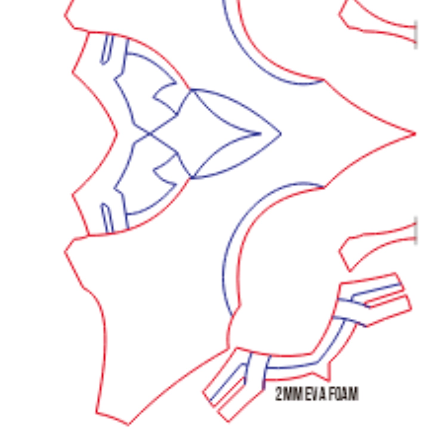 Prop Pattern: Dottore Mask from Genshin Impact Cosplay Template Blueprint PDF