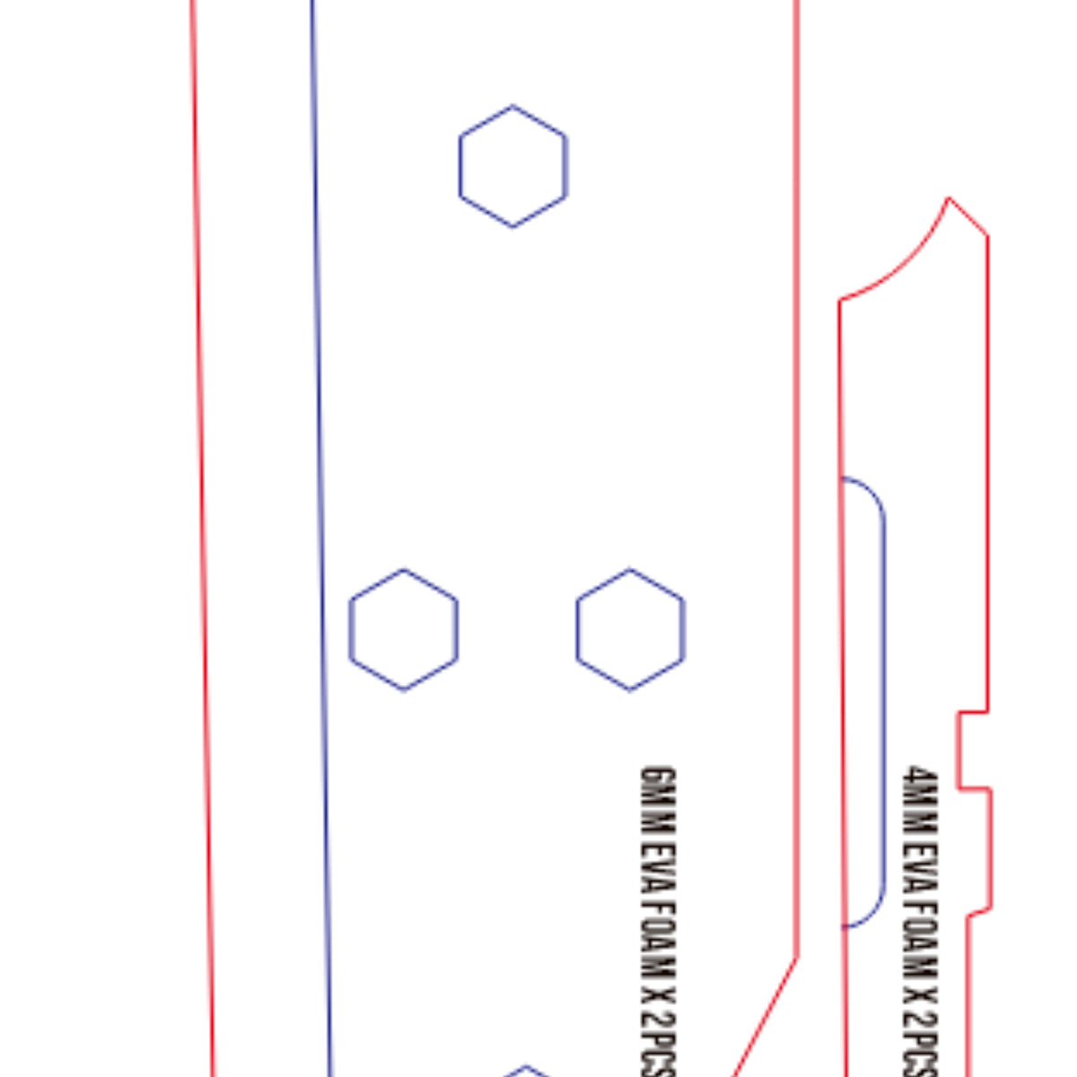 Prop Pattern: Fusion Sword from Final Fantasy Cosplay Template Bluepri ...