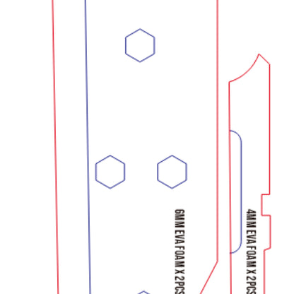Prop Pattern: Fusion Sword from Final Fantasy Cosplay Template Blueprint PDF
2