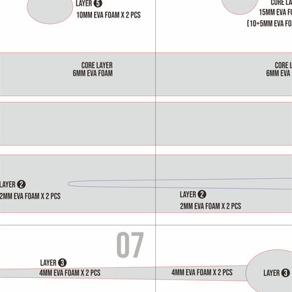 Prop Pattern: Himmel Sword from Sousou no Frieren Cosplay Template Blueprint PDF