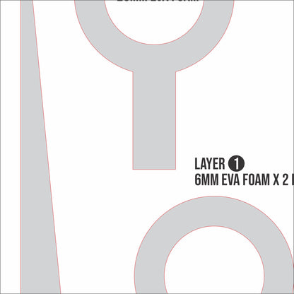 Prop Pattern: Hornet Needle from Hollow Knight Cosplay Template Blueprint PDF