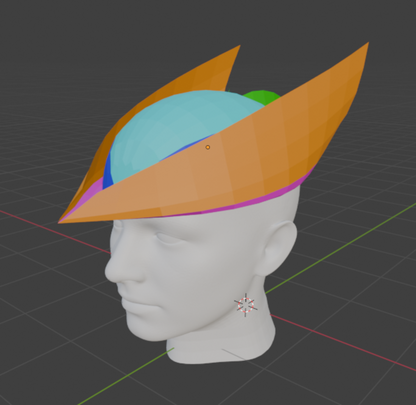 Prop Pattern: Hunter Hat Base Pattern Cosplay Template Blueprint PDF