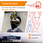 Prop Pattern: Il Capitano's Mask from Genshin Impact Cosplay Template Blueprint PDF