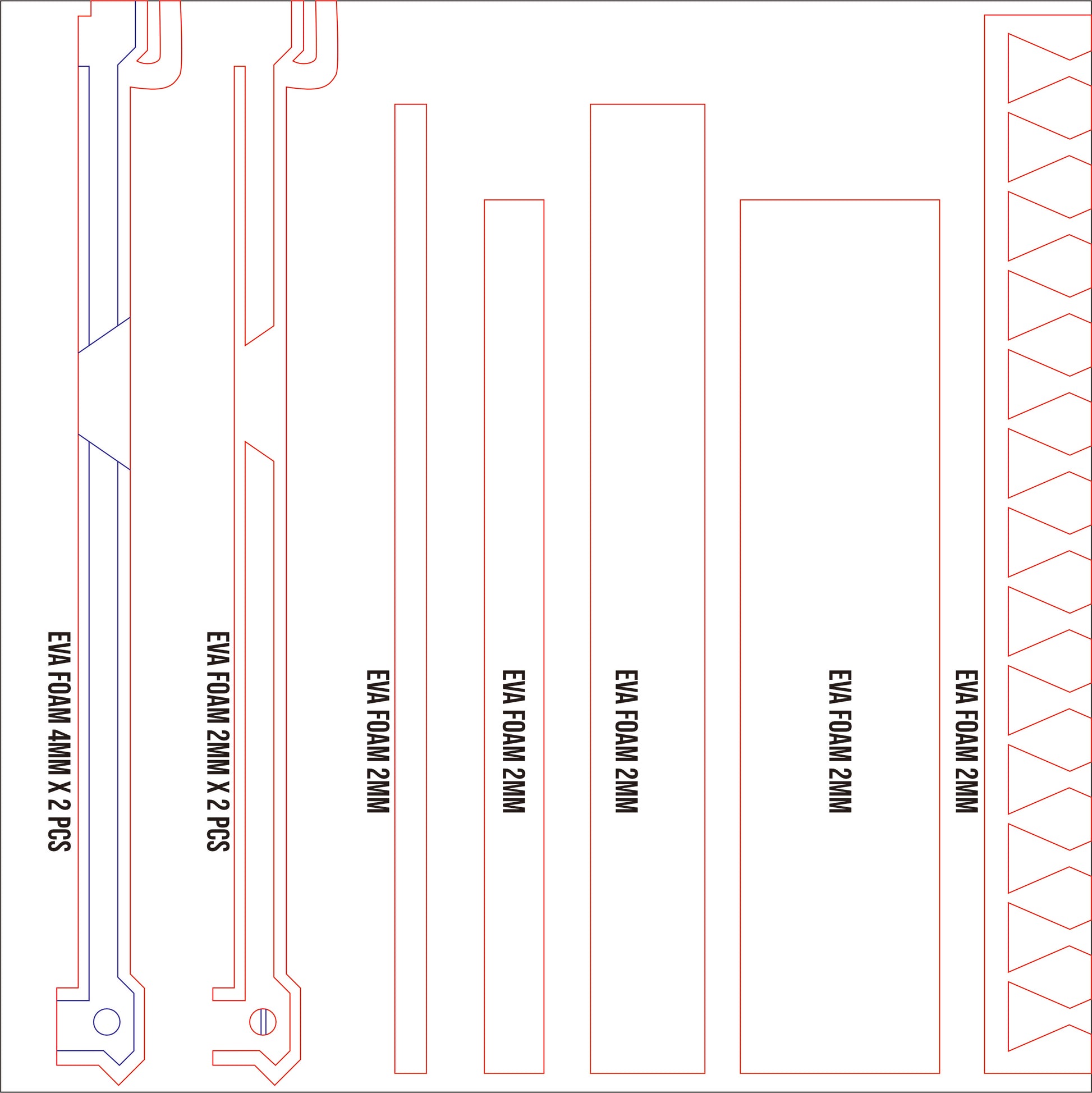 Prop Pattern: Jinx Pistol from Arcane League of Legends Cosplay Template Blueprint PDF