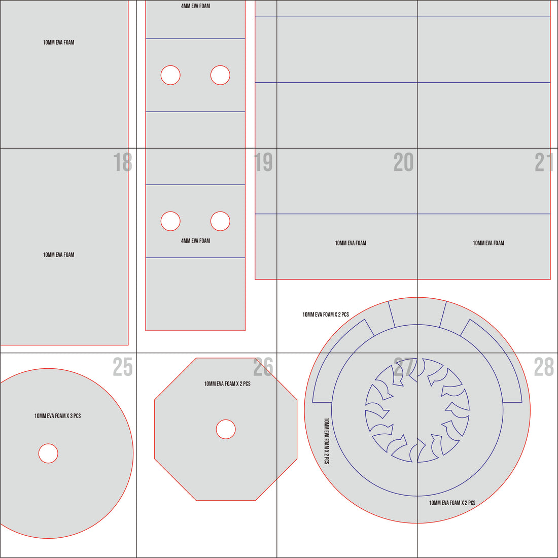 Prop Pattern: Jinx Rhino Gatling Gun Non Functional Gatling Eva Foam C ...