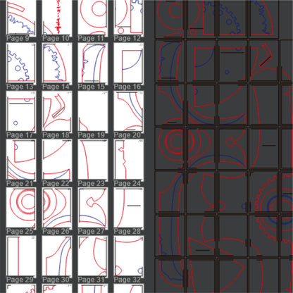 Prop Pattern: Mashu Kyrielight Shield from Fate/Grand Order Cosplay Template Blueprint PDF

