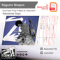 Prop Pattern: Nagumo Weapon Knife from Sakamoto Days Cosplay Template Blueprint PDF